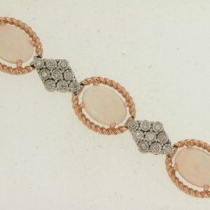 OPAL & DIAMOND BRACELET