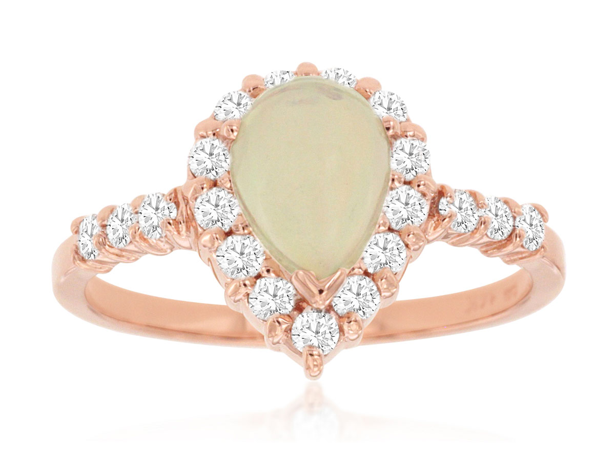OPAL & DIAMOND RING