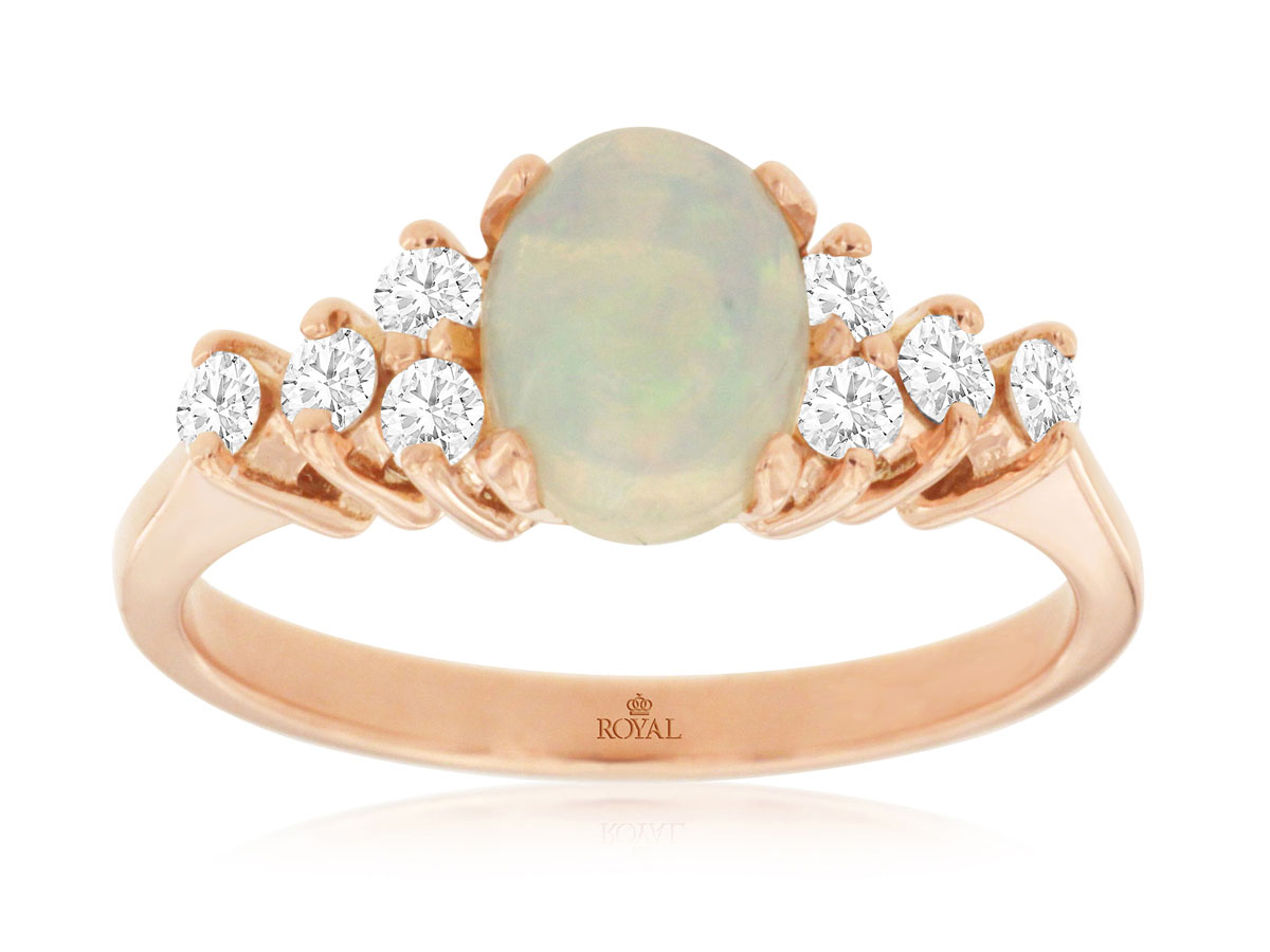 OPAL & DIAMOND RING