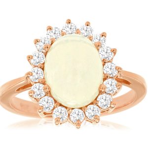 OPAL & DIAMOND RING