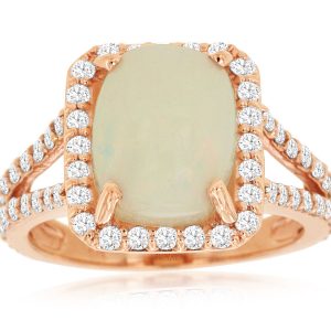 OPAL & DIAMOND RING