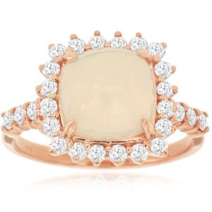 OPAL & DIAMOND RING