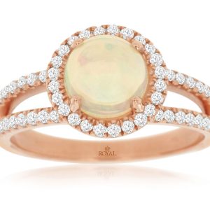 OPAL & DIAMOND RING