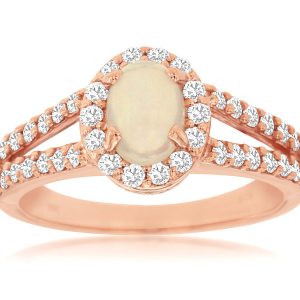 OPAL & DIAMOND RING