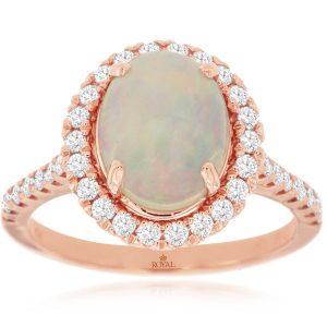 OPAL & DIAMOND RING