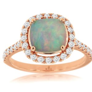 OPAL & DIAMOND RING