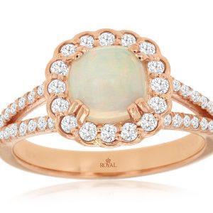OPAL & DIAMOND RING