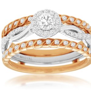 ENGAGEMET& INSERT DIAMOND RING
