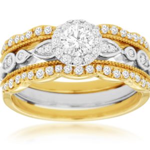 ENGAGEMET& INSERT DIAMOND RING