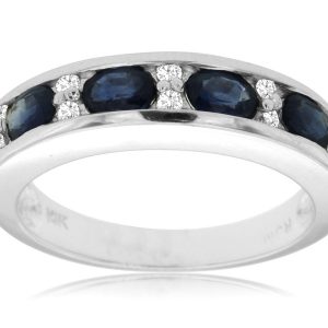 SAPPHIRE & DIAMOND RING