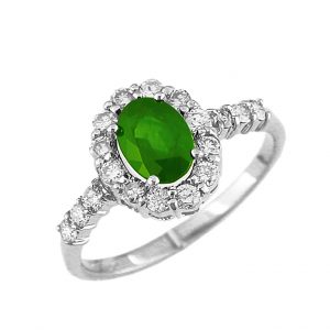 EMERALD & DIAMOND RING