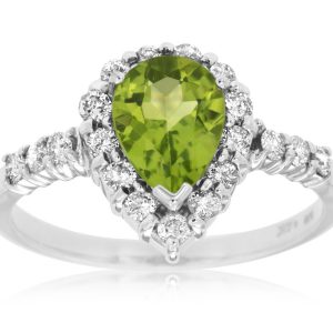 PERIDOT & DIAMOND RING