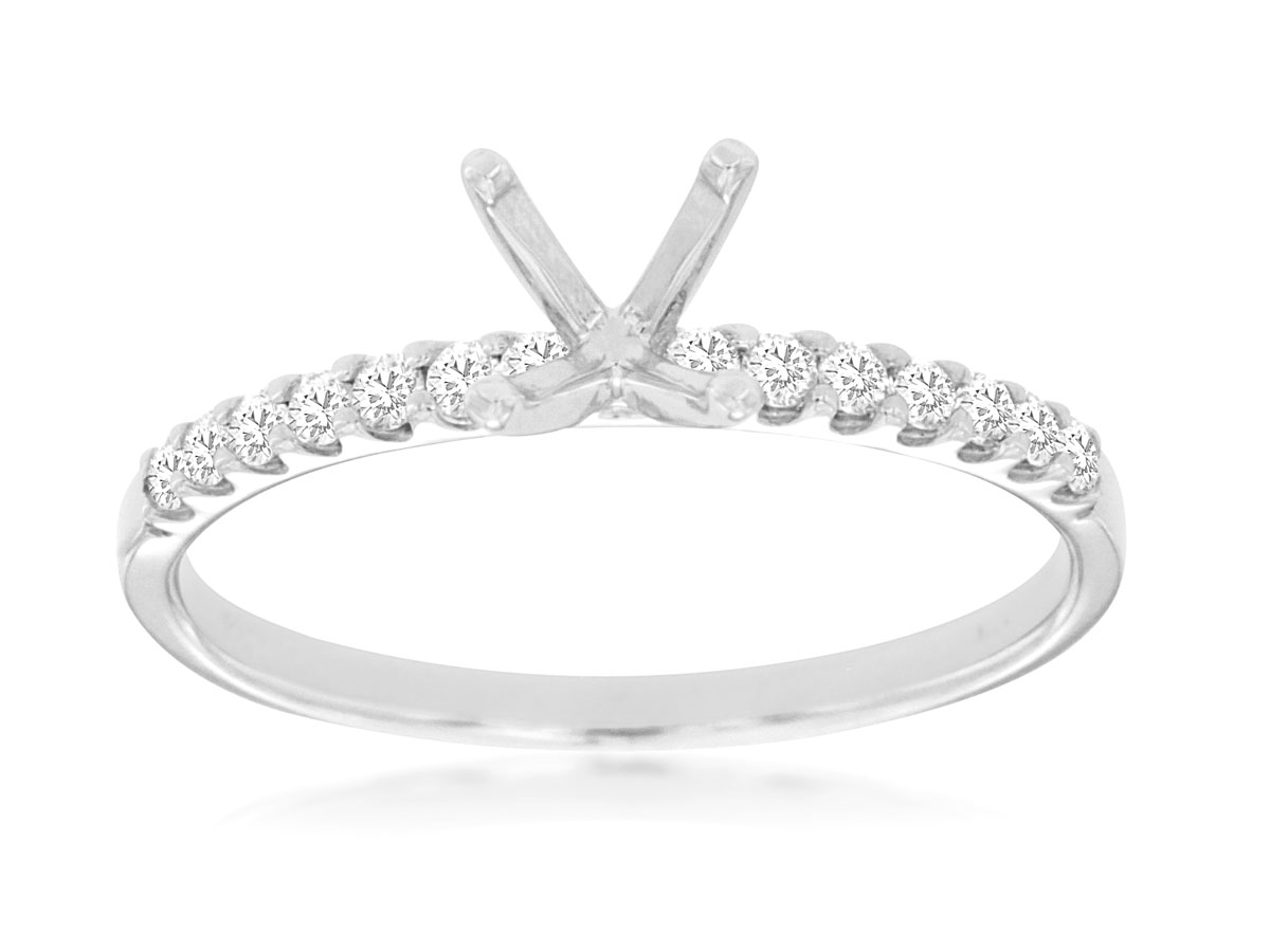 ENGAGEMENT (NO CENTER ST) RING