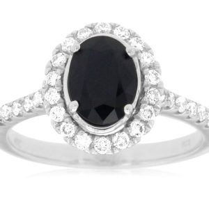 SAPPHIRE & DIAMOND RING
