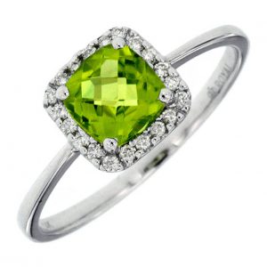 PERIDOT & DIAMOND RING
