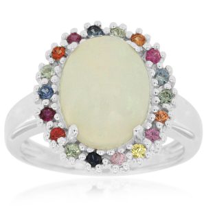 OPAL & DIAMOND RING