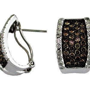 DIAMOND &MOCHA DIAMOND EARRING