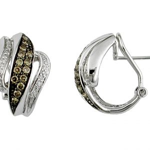 DIAMOND &MOCHA DIAMOND EARRING