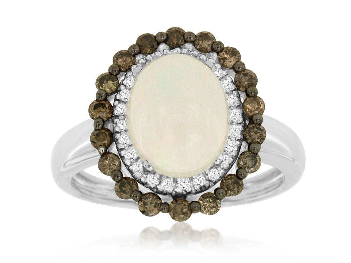 OPAL & DIAMOND RING