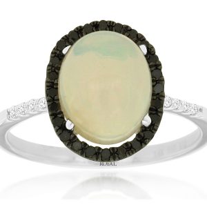 OPAL & DIAMOND RING
