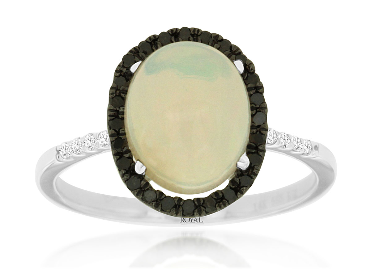 OPAL & DIAMOND RING