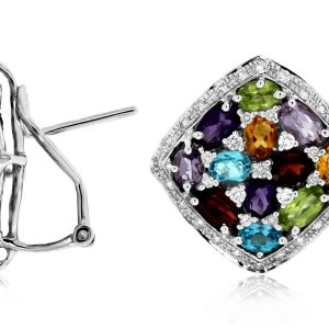 DIAMOND & SEMI PRECIOUS EARRNG