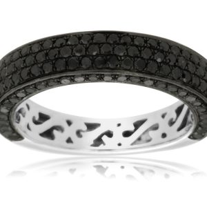 BLACK DIAMOND WEDDING RING
