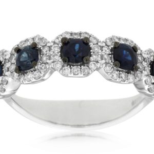SAPPHIRE & DIAMOND RING