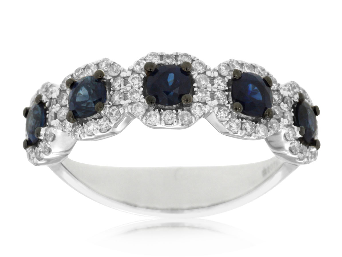 SAPPHIRE & DIAMOND RING
