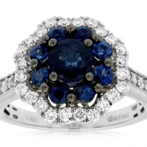 SAPPHIRE & DIAMOND RING