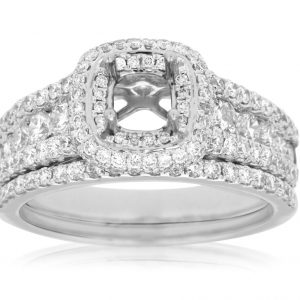 SEMI MOUNT WITH WEDDING RING