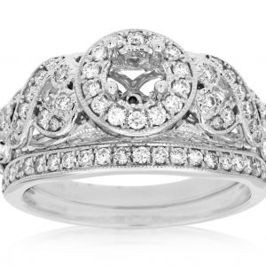 SEMI MOUNT WITH WEDDING RING