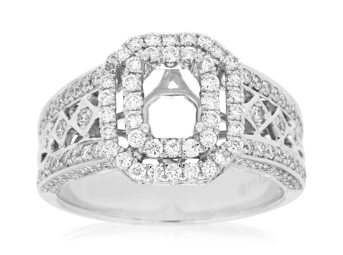 SEMI MOUNT ENGAGEMENT RING