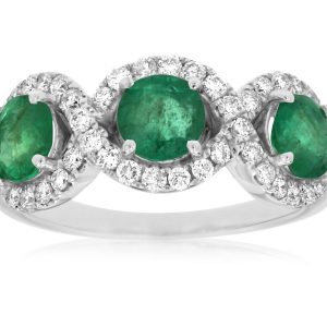 EMERALD & DIAMOND RING