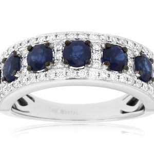 SAPPHIRE & DIAMOND RING