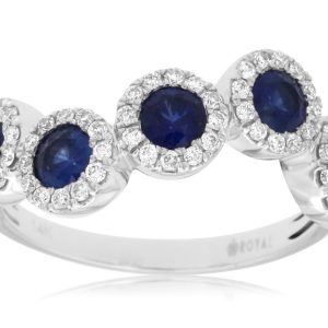 SAPPHIRE & DIAMOND RING
