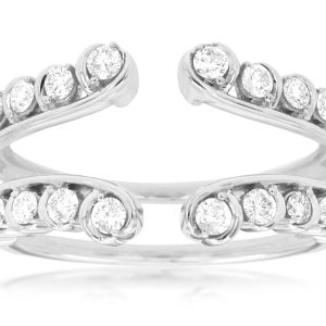 LADIES DIAMOND INSERT RING