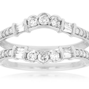 LADIES DIAMOND INSERT RING