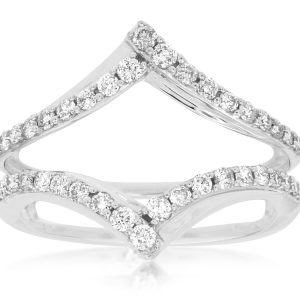 LADIES DIAMOND INSERT RING