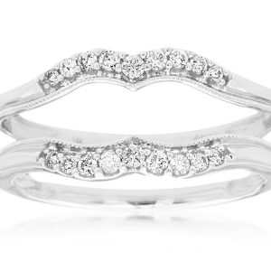 LADIES DIAMOND INSERT RING