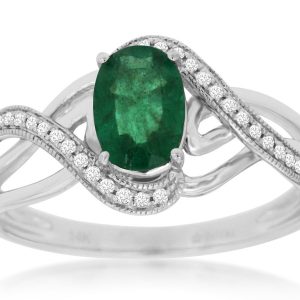 EMERALD & DIAMOND RING