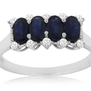 SAPPHIRE & DIAMOND RING