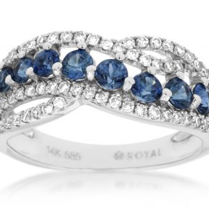 SAPPHIRE & DIAMOND RING