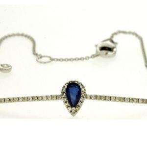 SAPPHIRE & DIAMOND BRACELET