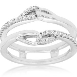 LADIES DIAMOND INSERT RING