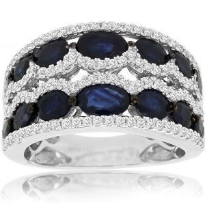 SAPPHIRE & DIAMOND RING