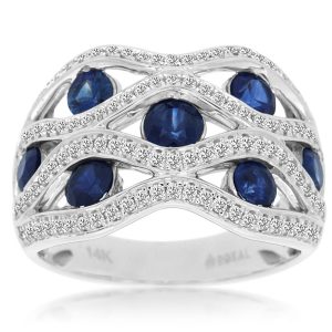 SAPPHIRE & DIAMOND RING