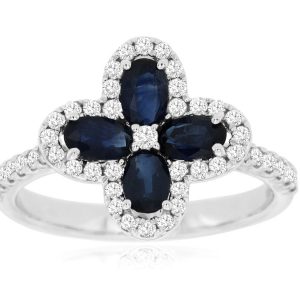 SAPPHIRE & DIAMOND RING