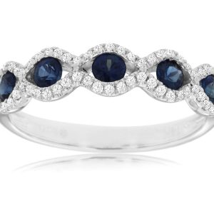 SAPPHIRE & DIAMOND RING