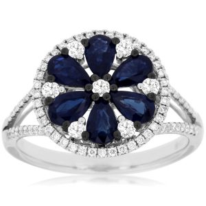 SAPPHIRE & DIAMOND RING